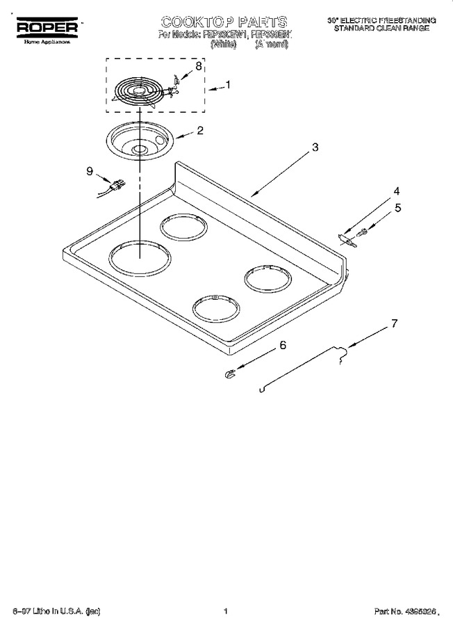 Diagram for FEP330EW1