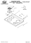 Diagram for 01 - Cooktop Parts