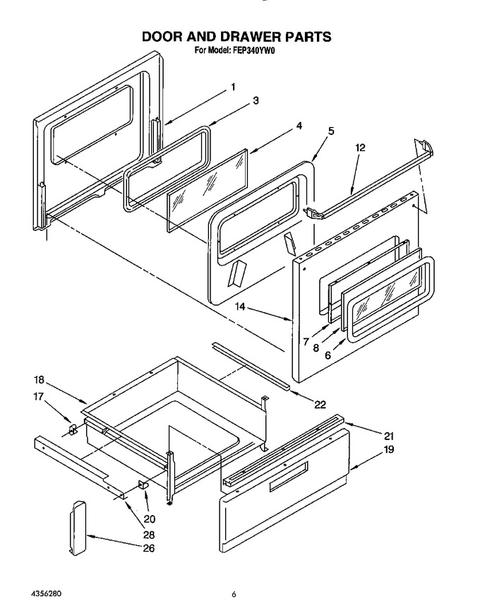 Diagram for FEP340YW0