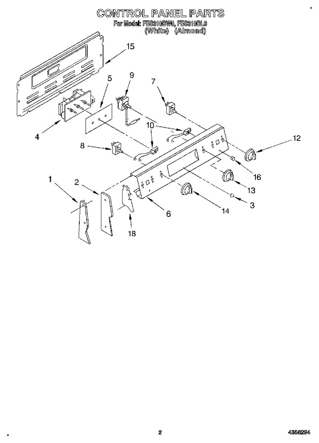 Diagram for FES310BW0