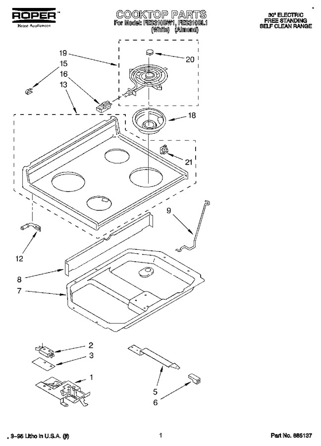 Diagram for FES310BW1