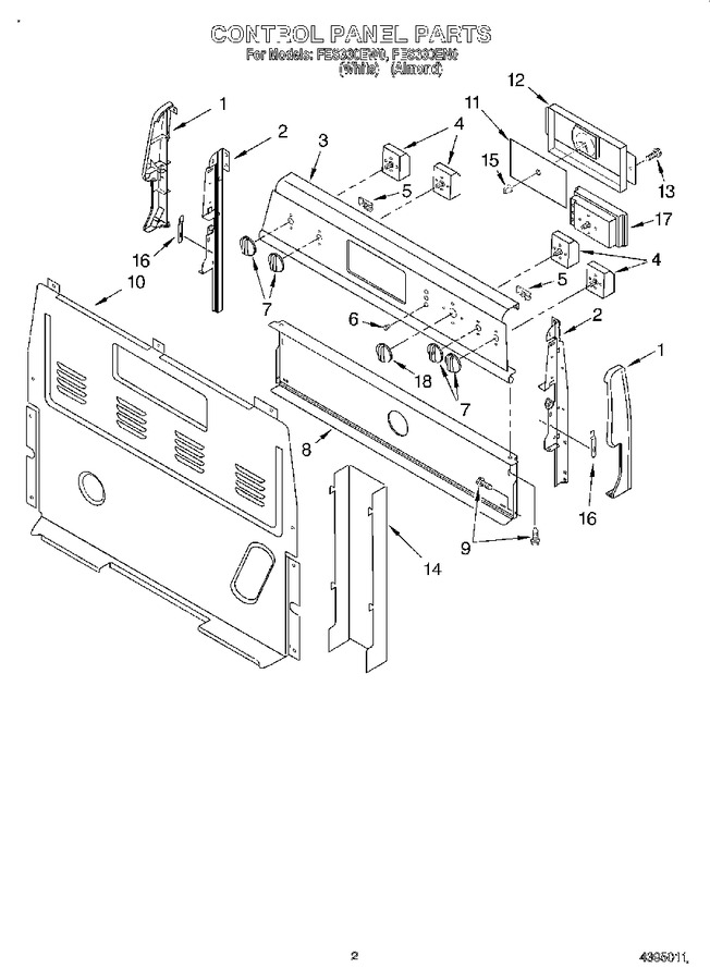 Diagram for FES330EW0