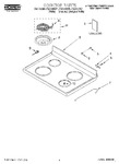 Diagram for 01 - Cooktop, Literature