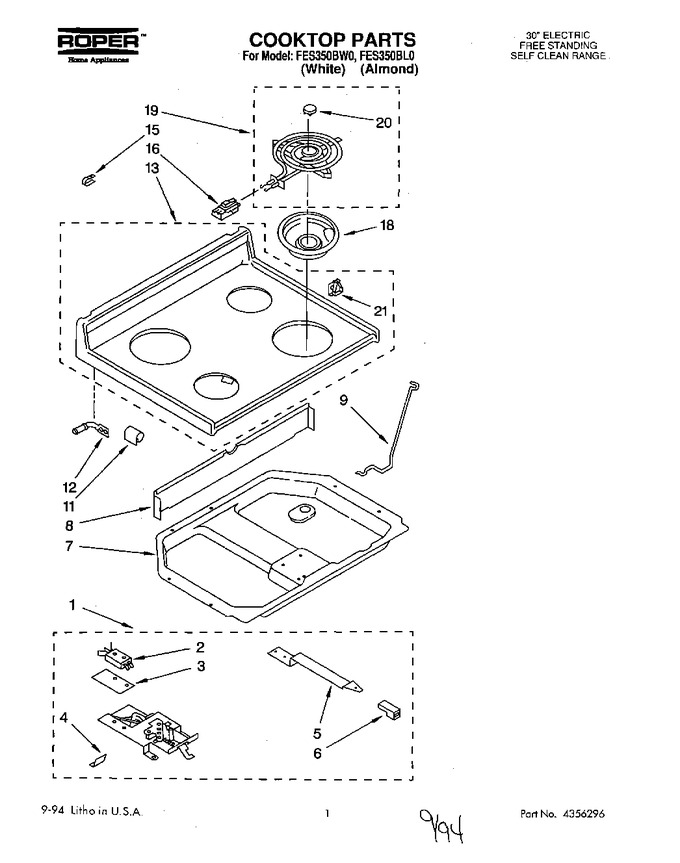 Diagram for FES350BL0