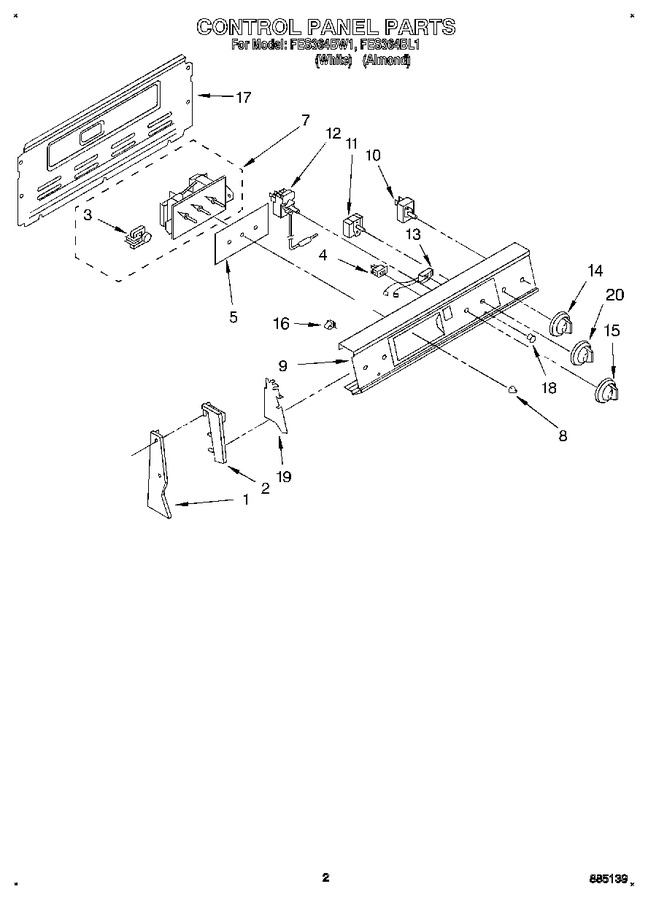 Diagram for FES364BW1