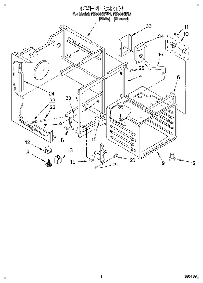 Diagram for FES364BW1