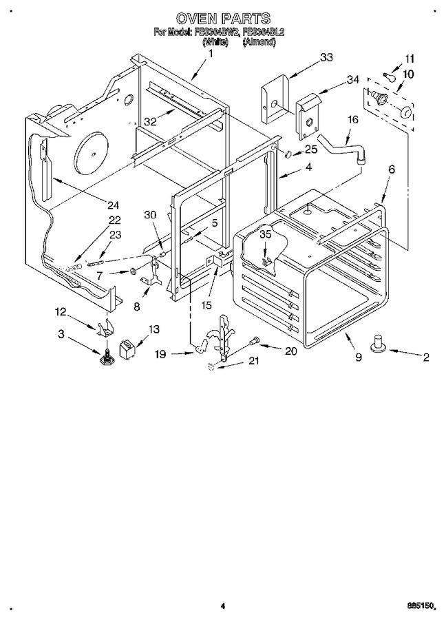 Diagram for FES364BW2