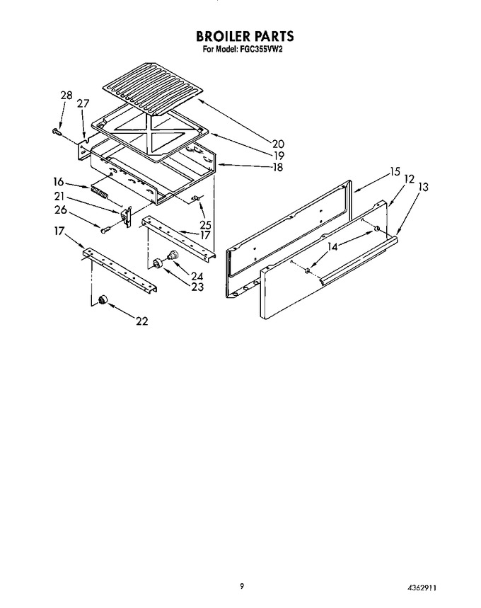 Diagram for FGC355VW2