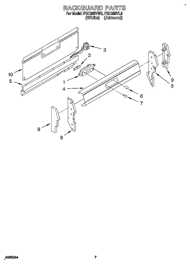 Diagram for FGC355VL3