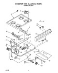 Diagram for 05 - Cooktop And Manifold, Lit/optional