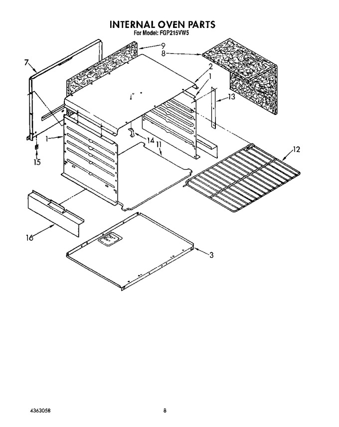 Diagram for FGP215VW5