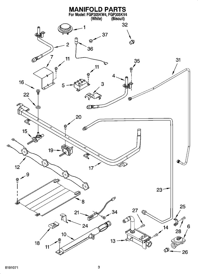 Diagram for FGP305KW4