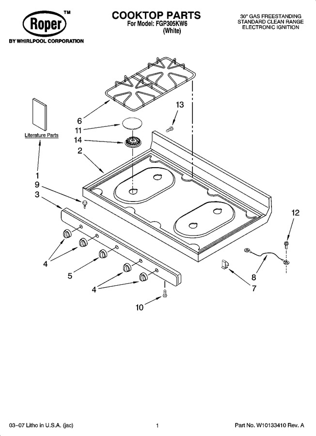 Diagram for FGP305KW6