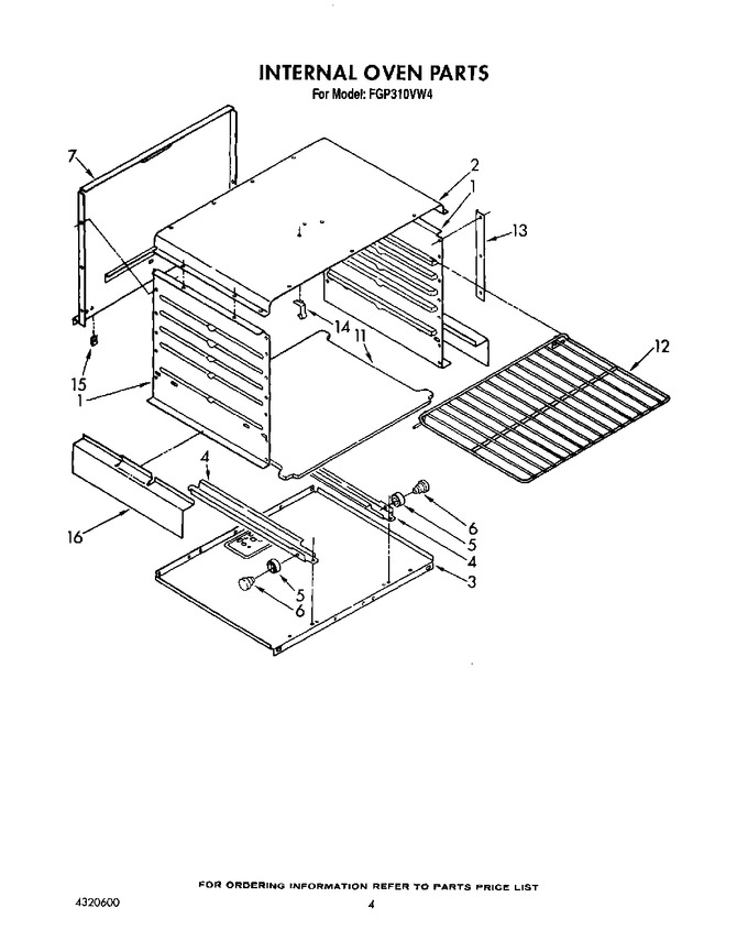 Diagram for FGP310VW4