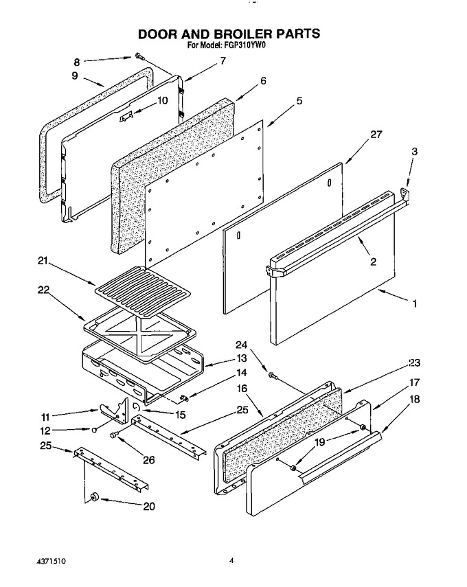 Diagram for FGP310YW0