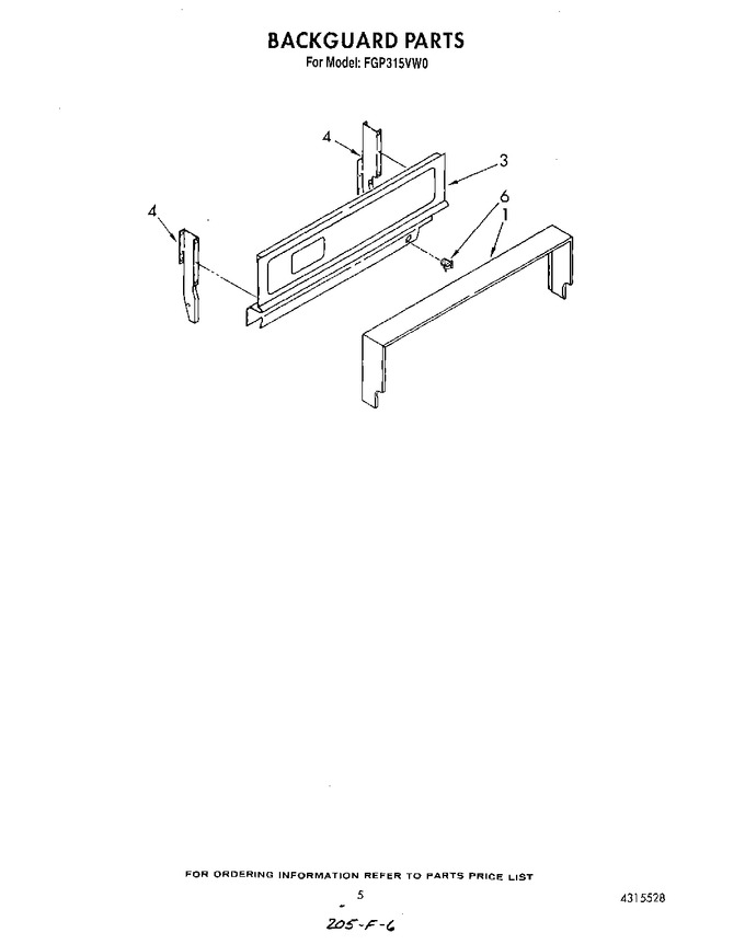 Diagram for FGP315VL0