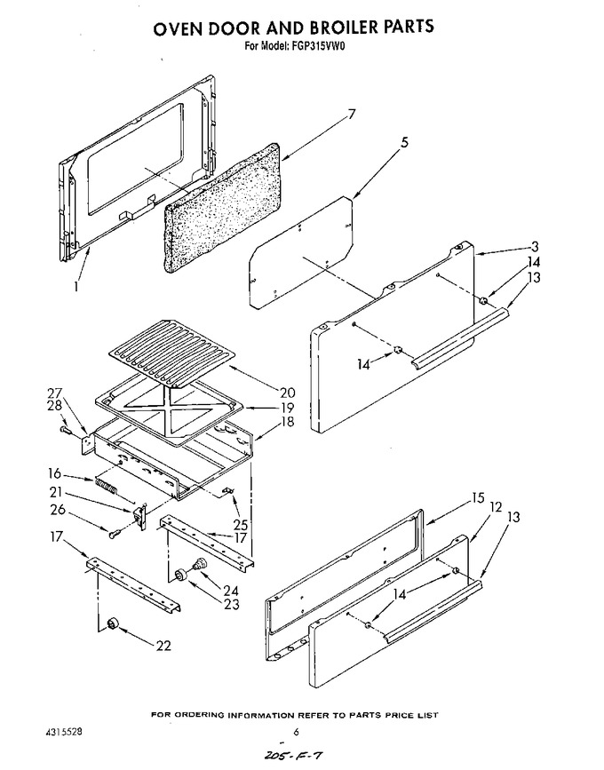 Diagram for FGP315VL0