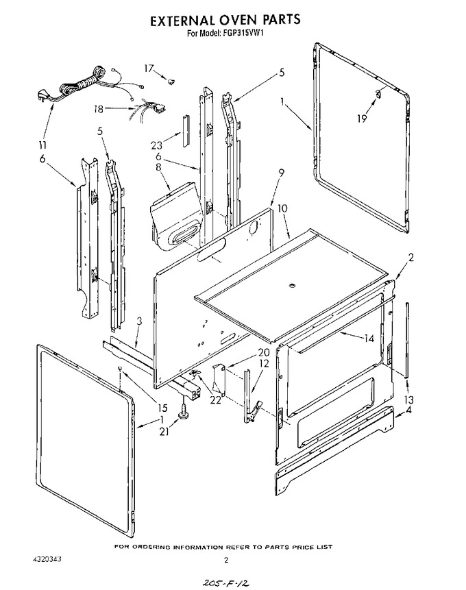 Diagram for FGP315VW1