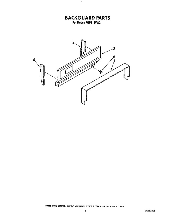 Diagram for FGP315VW2