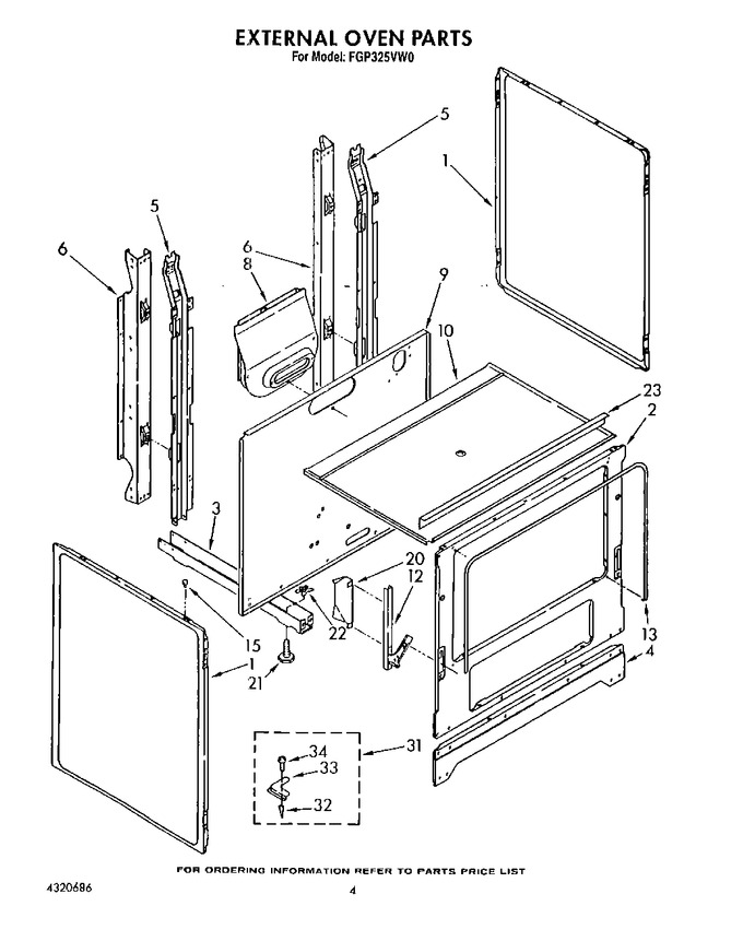 Diagram for FGP325VW0