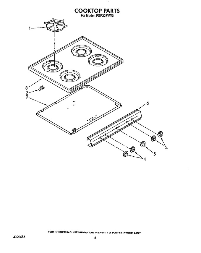 Diagram for FGP325VW0