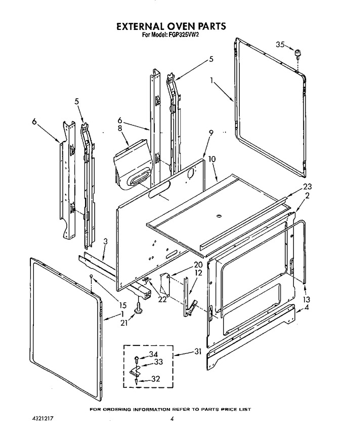 Diagram for FGP325VW2