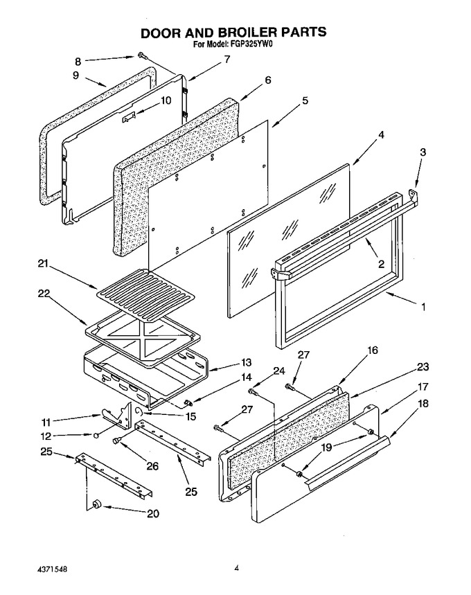 Diagram for FGP325YW0