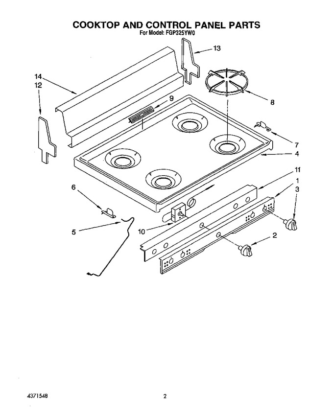 Diagram for FGP325YW0