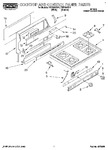 Diagram for 01 - Cooktop And Control Panel, Literature