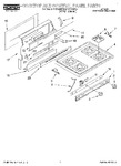 Diagram for 01 - Cooktop And Control Panel