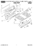 Diagram for 01 - Cooktop And Control Panel, Literature