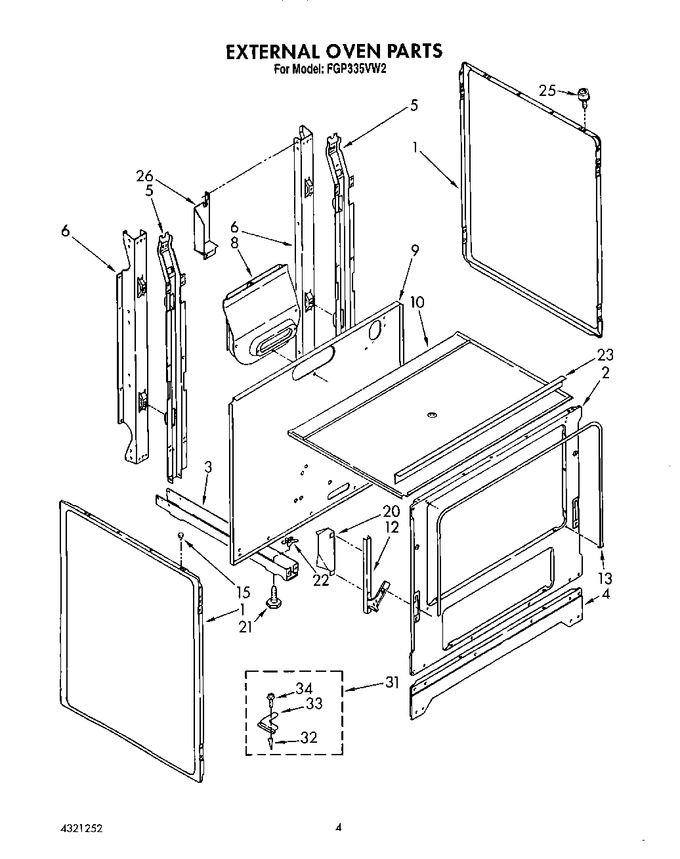 Diagram for FGP335VW2