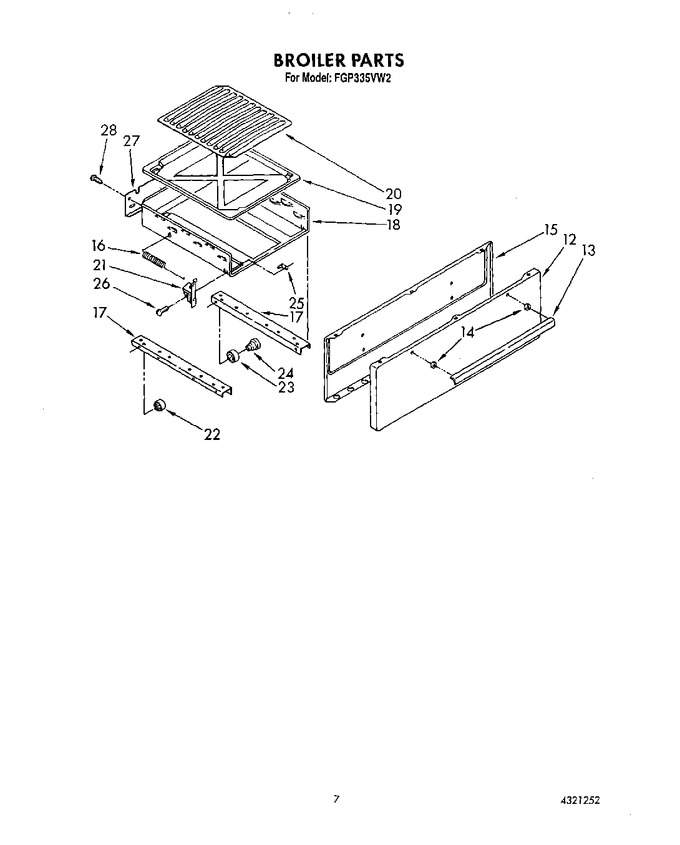 Diagram for FGP335VL2