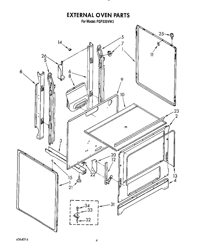 Diagram for FGP335VW3