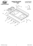 Diagram for 01 - Cooktop Parts