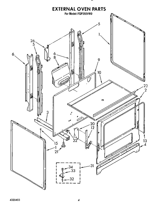 Diagram for FGP355VL0