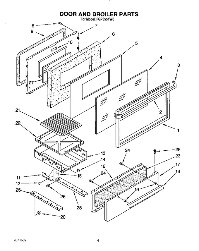 Diagram for FGP355YW0