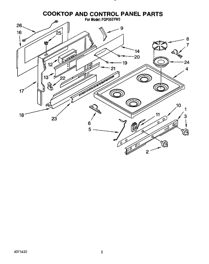 Diagram for FGP355YW0