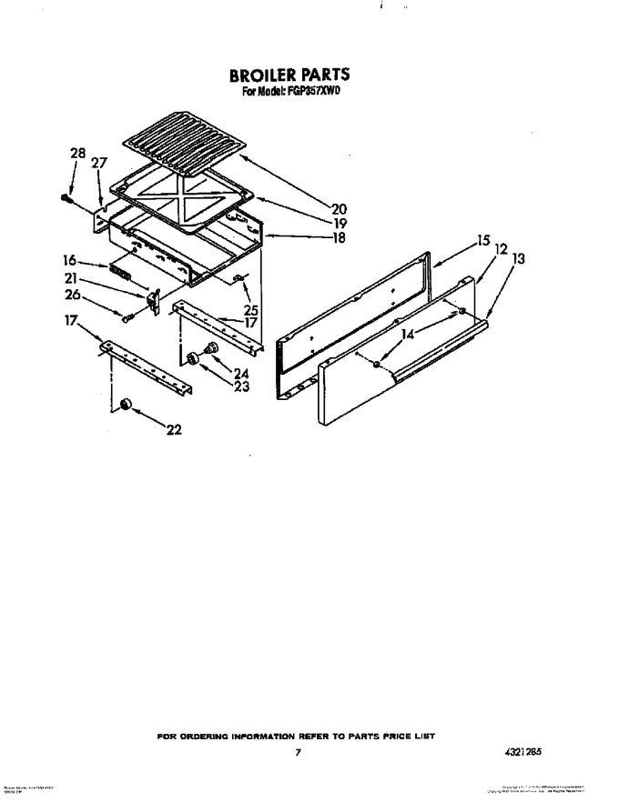 Diagram for FGP357XL0