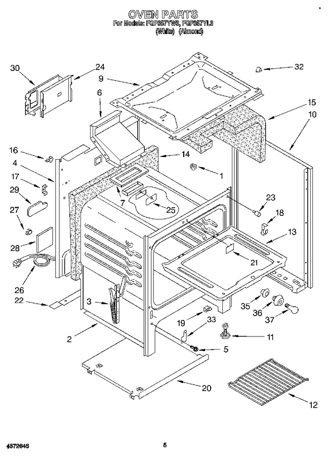 Diagram for FGP357YW3