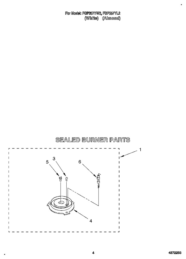 Diagram for FGP357YW2