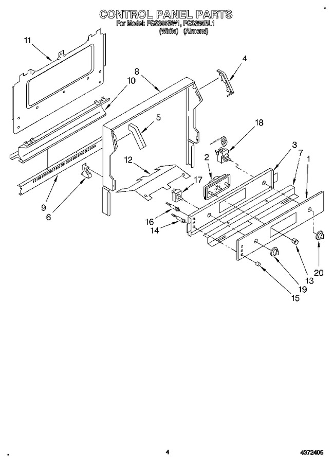 Diagram for FGS385BW1