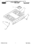 Diagram for 01 - Cooktop And Control Panel