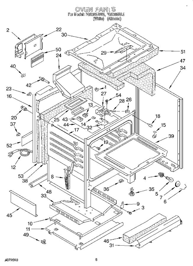 Diagram for FGS385BW5