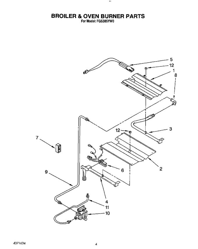 Diagram for FGS385YW0