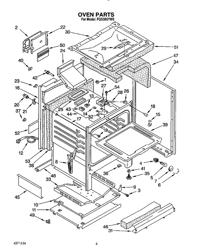 Diagram for FGS385YW0