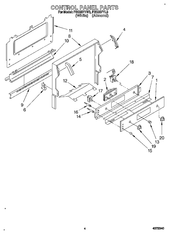 Diagram for FGS387YW3