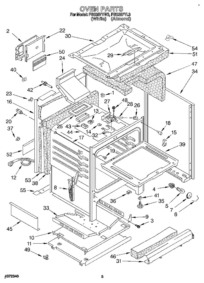 Diagram for FGS387YW3