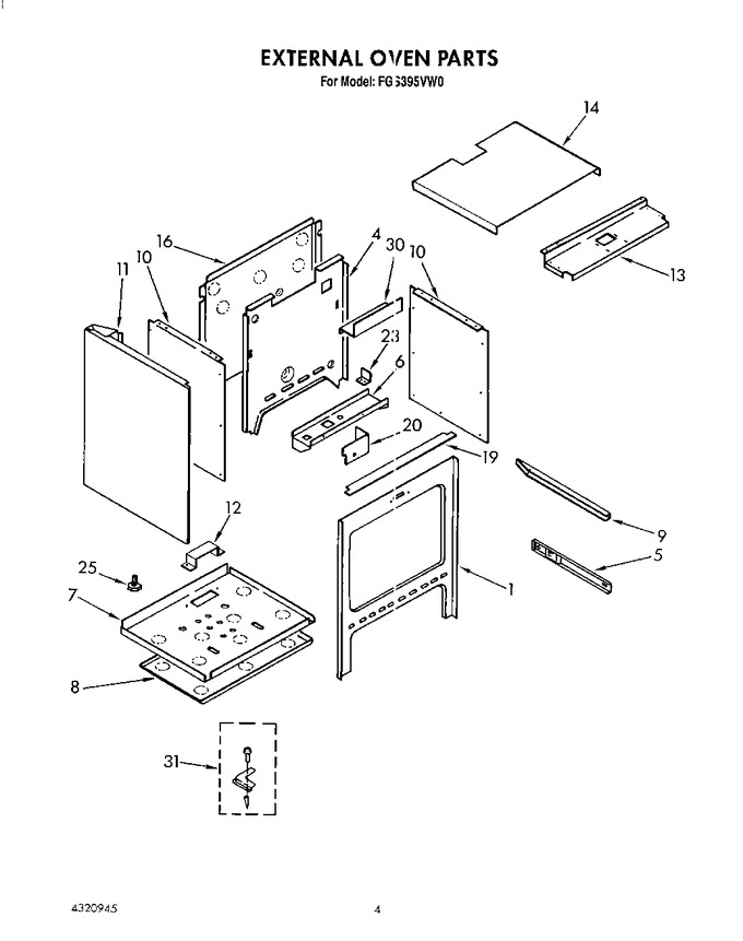 Diagram for FGS395VW0