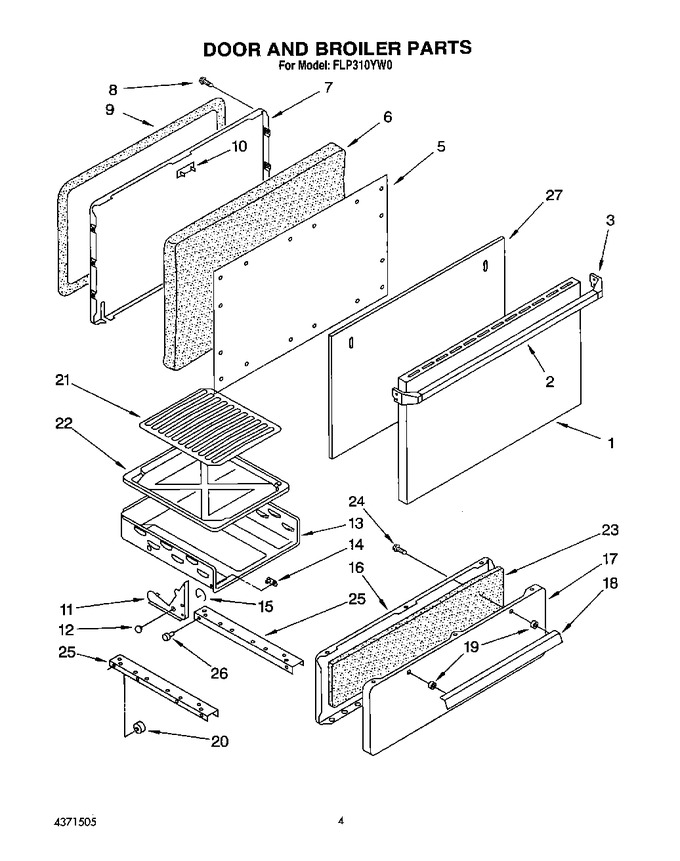 Diagram for FLP310YW0